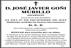 José Javier Goñi Murillo